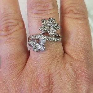 Pave Sterling Silver Ring